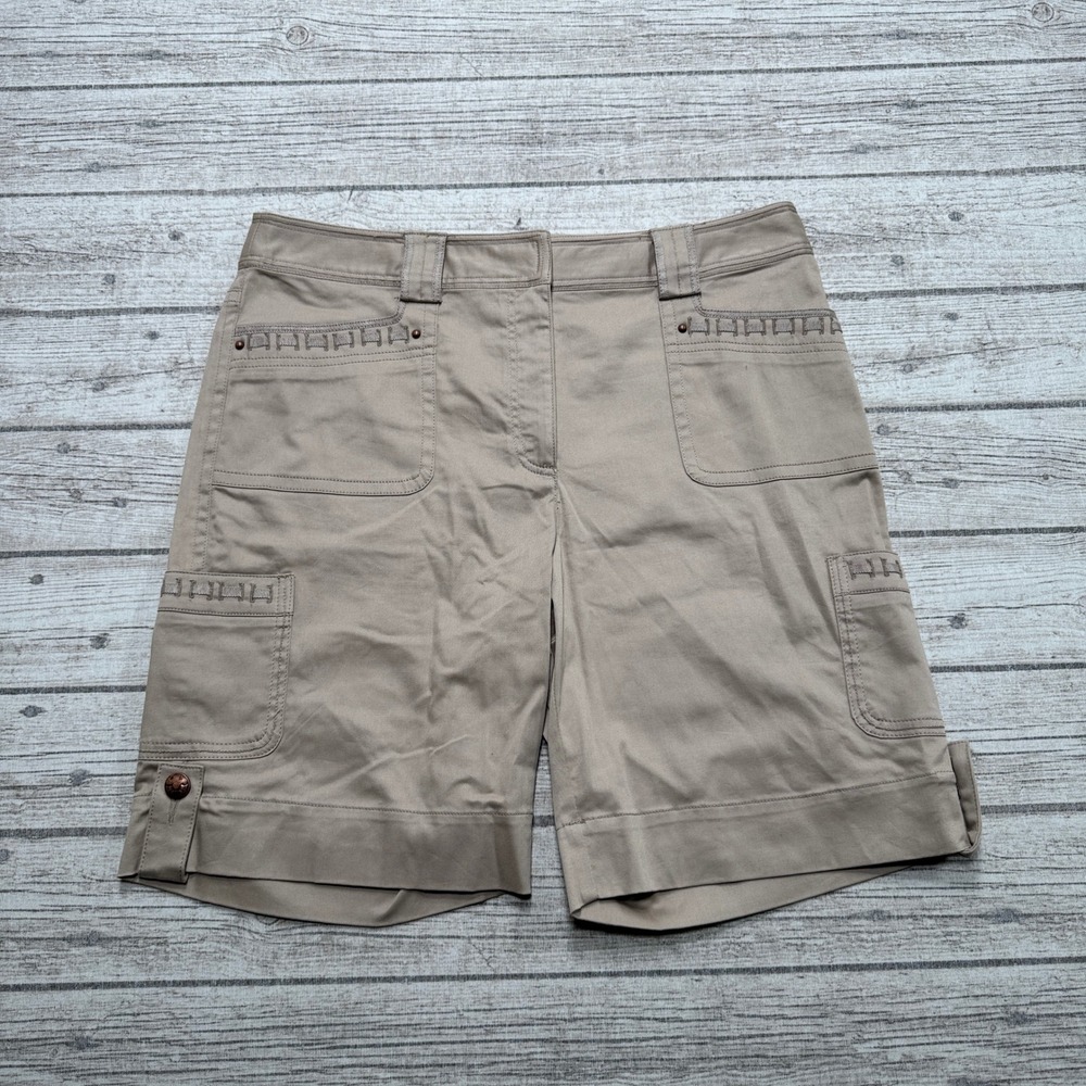 NEW Spanner Cargo Shorts Women's 12 Savanna Relaxed Fit Utility Hiking Outdoor